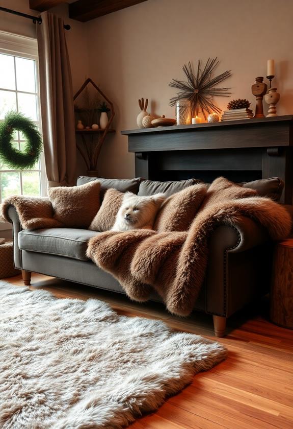 faux fur design elements