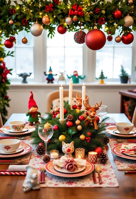 festive cheerful seasonal decorations