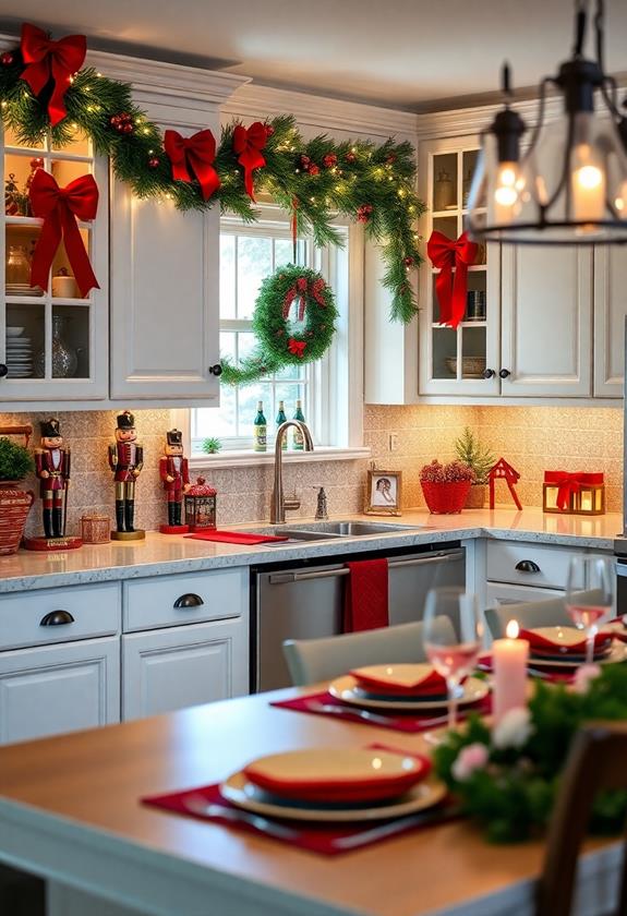 festive decorative wooden soldiers