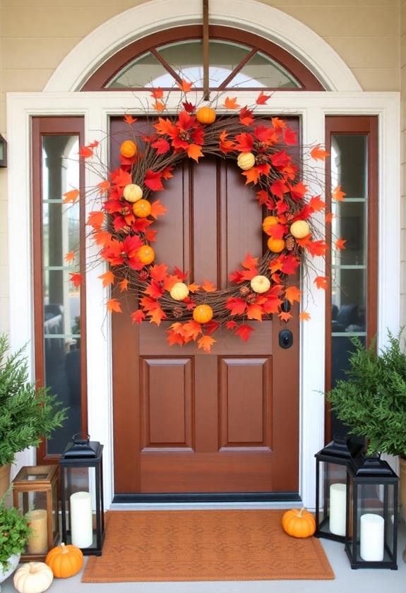 festive door decorations collection