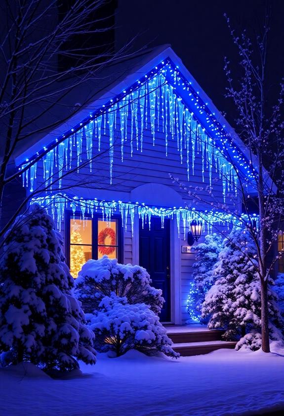festive hanging led lights