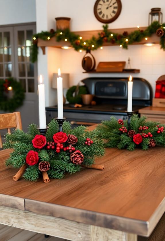 festive holiday decor accents
