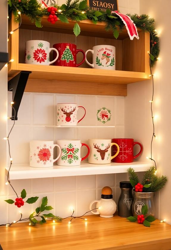 festive holiday mug showcase