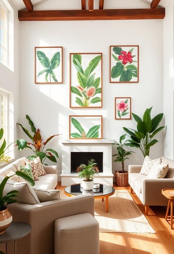 floral art illustrations collection