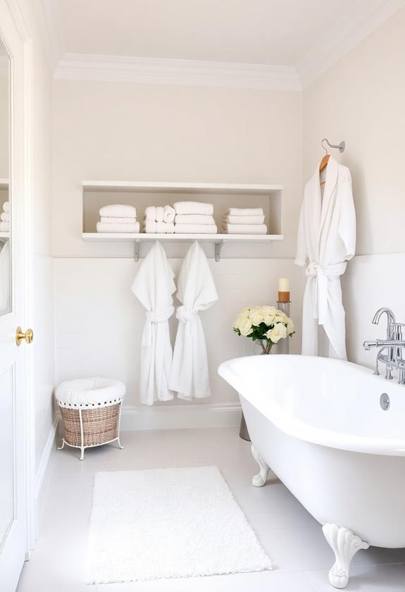 freshly starched tablecloths