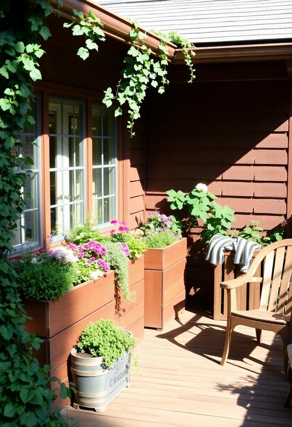 gardening with planter boxes