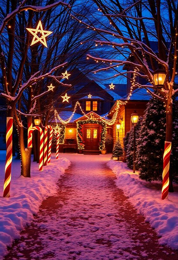 guiding light trail signs