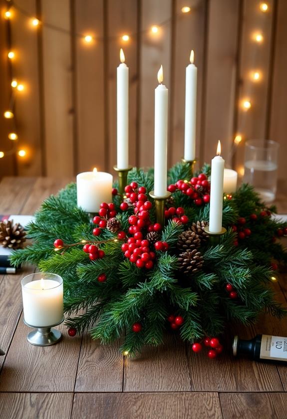 handcrafted decorative table centerpieces