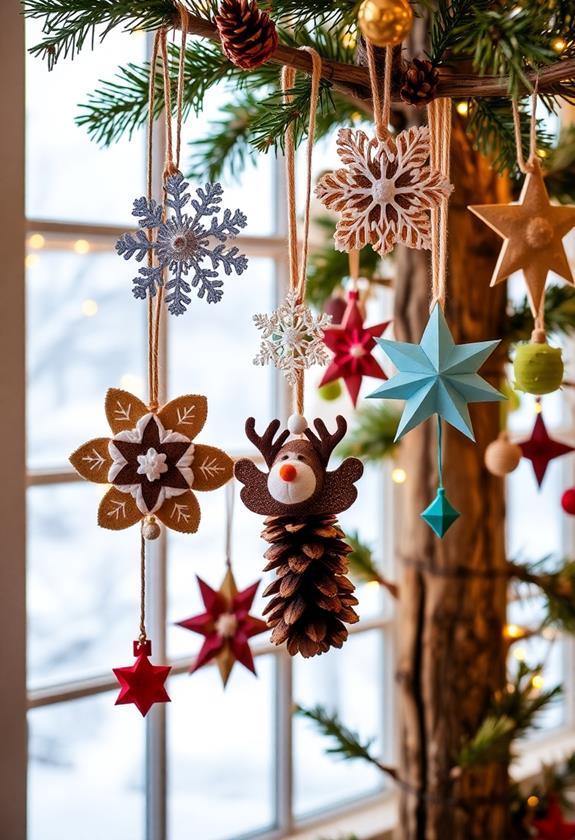 handcrafted holiday decorations