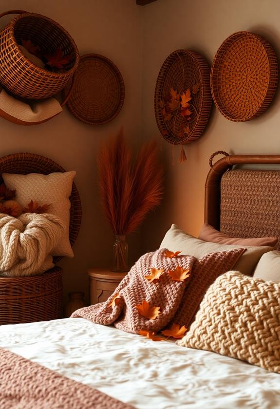 handcrafted woven baskets