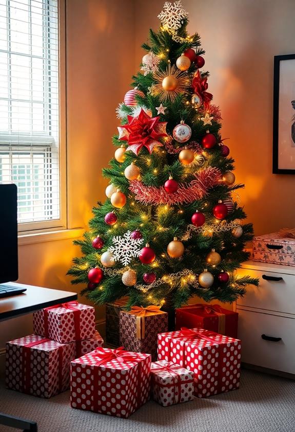 holiday decor display area