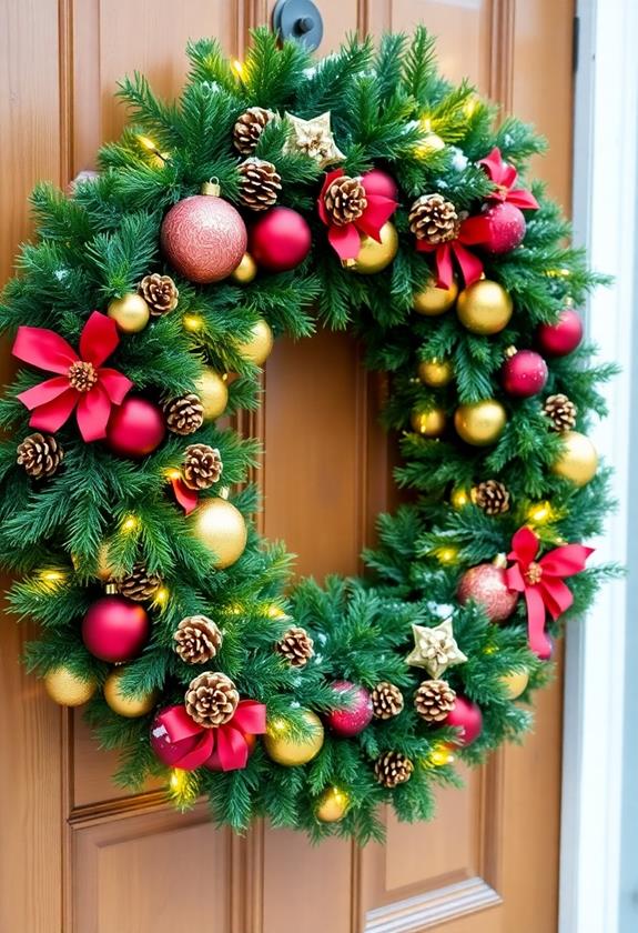 holiday decoration door wreaths