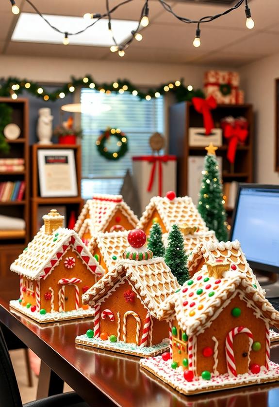 holiday gingerbread building contest