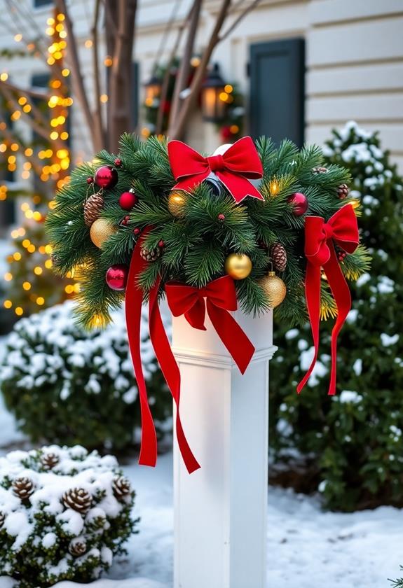 holiday mailbox decorations ideas