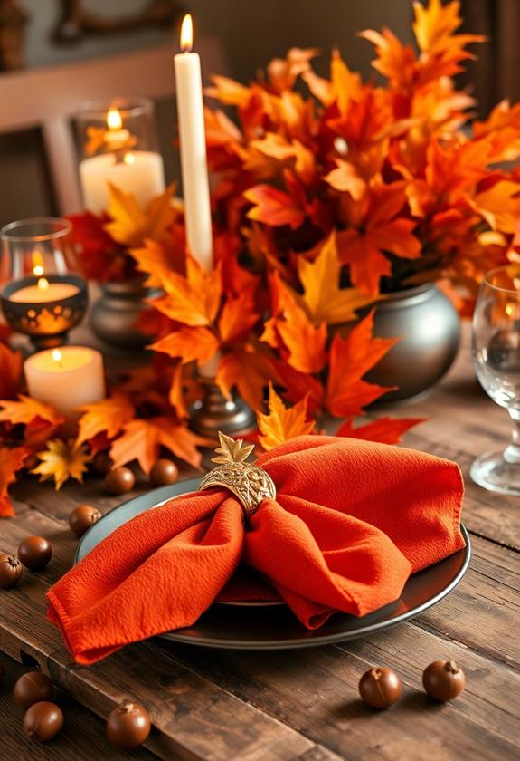 holiday table decor accents