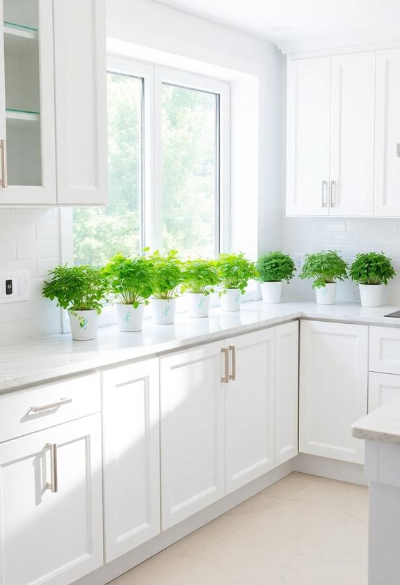 homegrown culinary herb collection