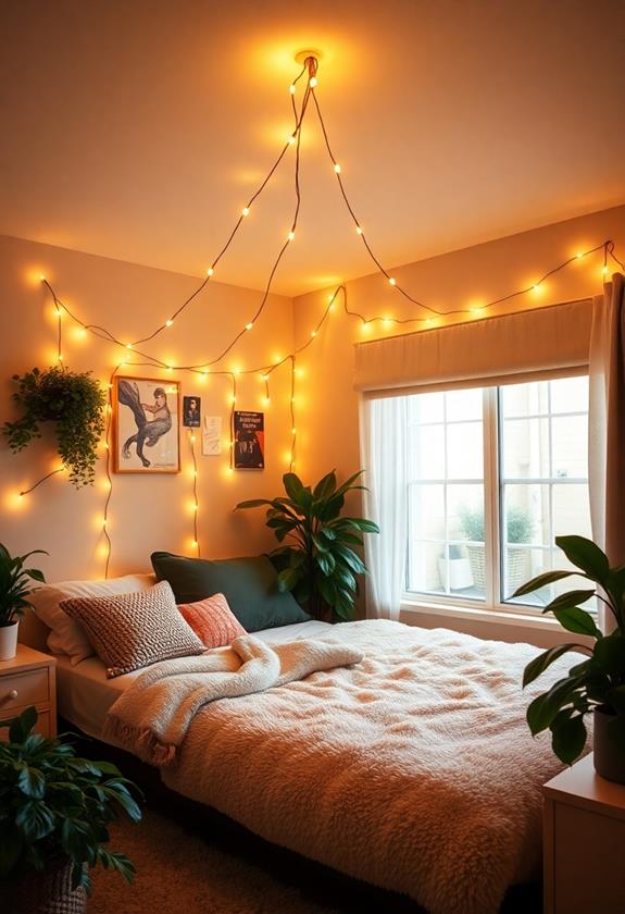 illuminate with string lights