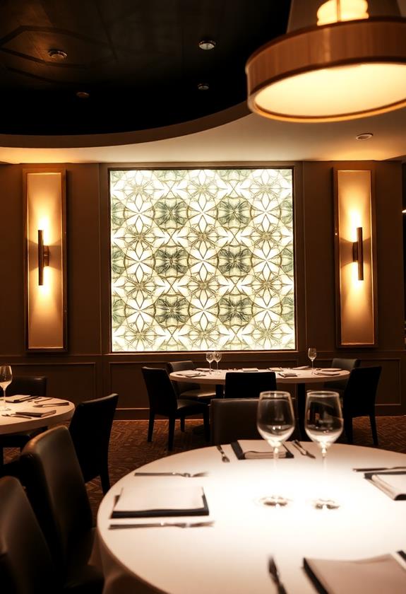 illuminated architectural wall designs