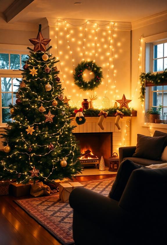 illuminated decorative lighting strings