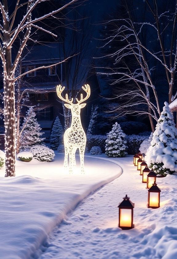 illuminated holiday decorations