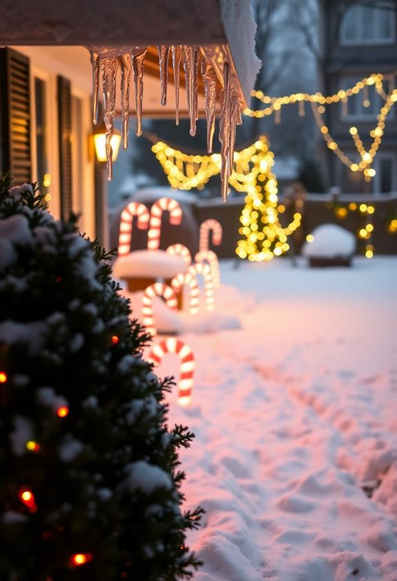 illuminated holiday decorations