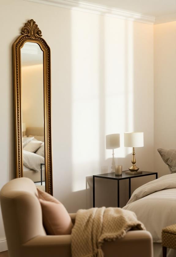 incorporate a full length mirror