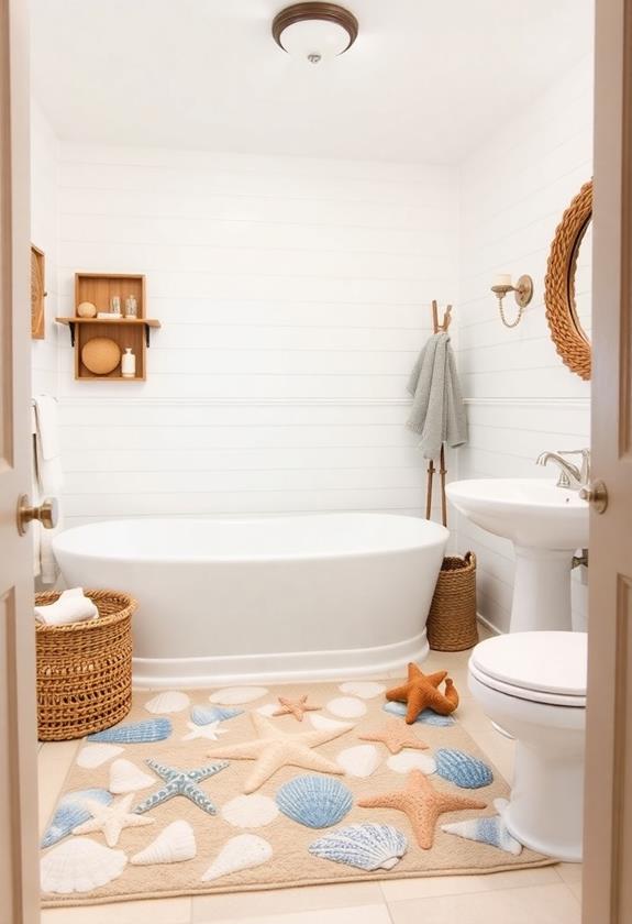 incorporate a themed rug