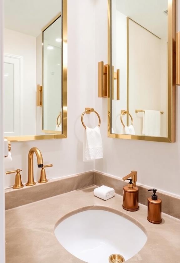 incorporate shiny metal details