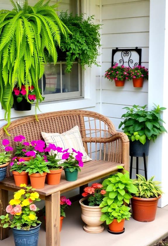 indoor greenery decoration idea