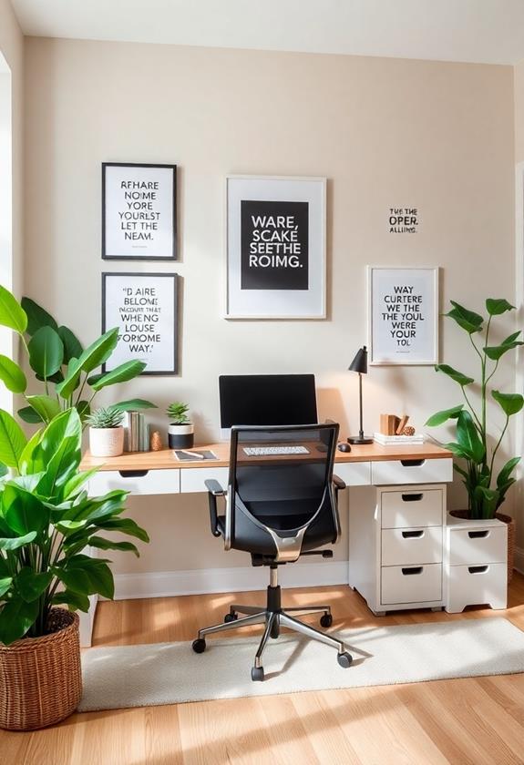 inspiring quotes showcase display