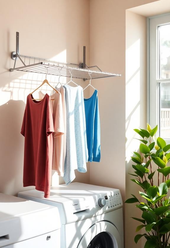 install a drying rack