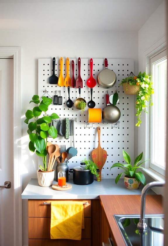 install pegboard panels