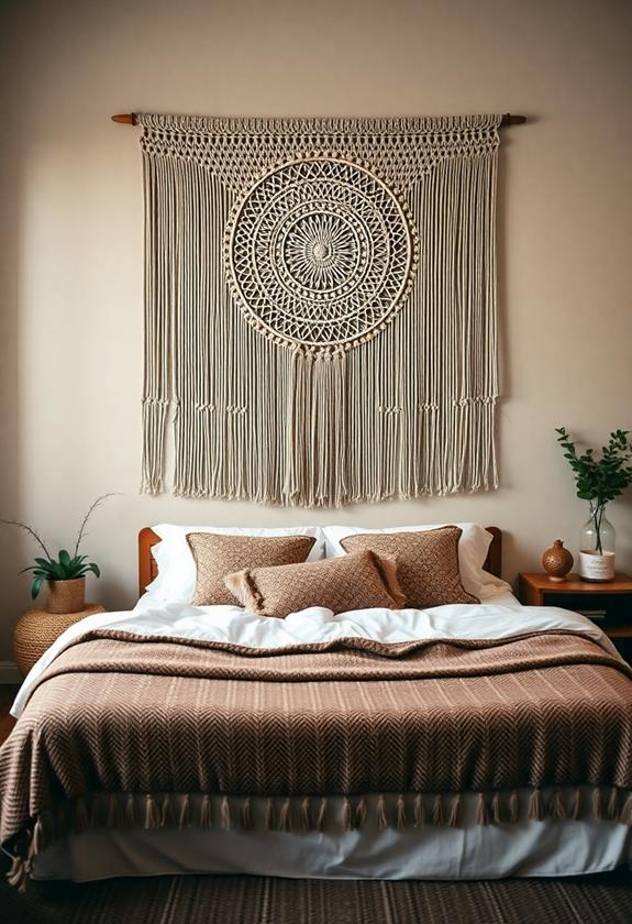 knotting decorative fiber art