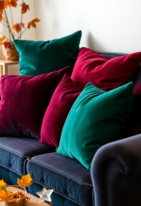 luxurious velvet seat covers