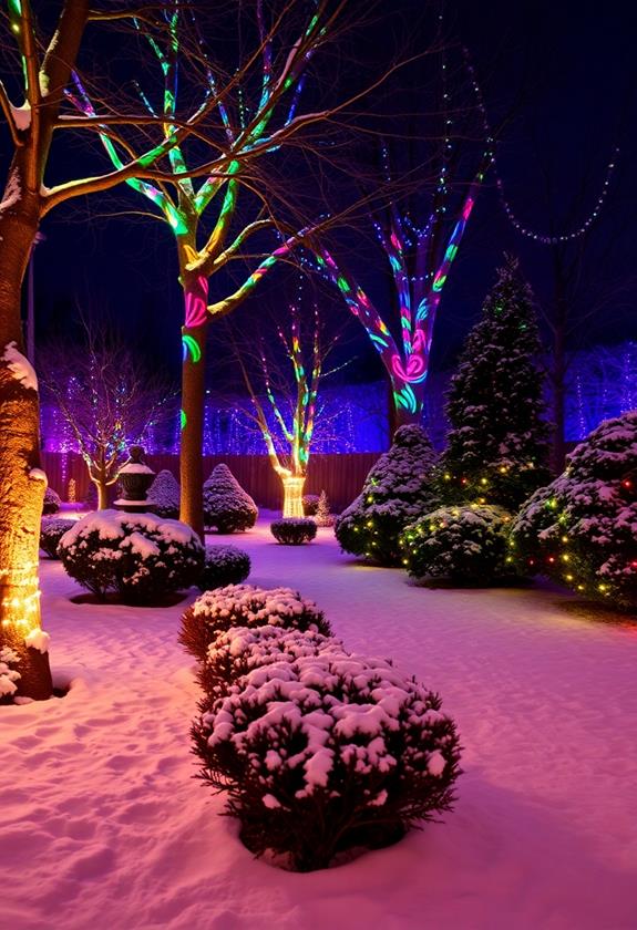 magical floral light displays