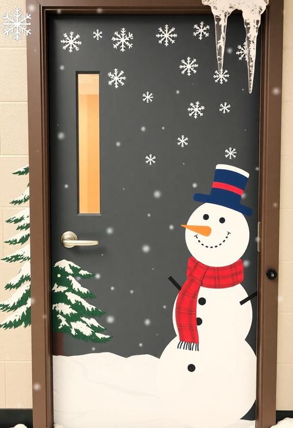 magical snowy landscape decor