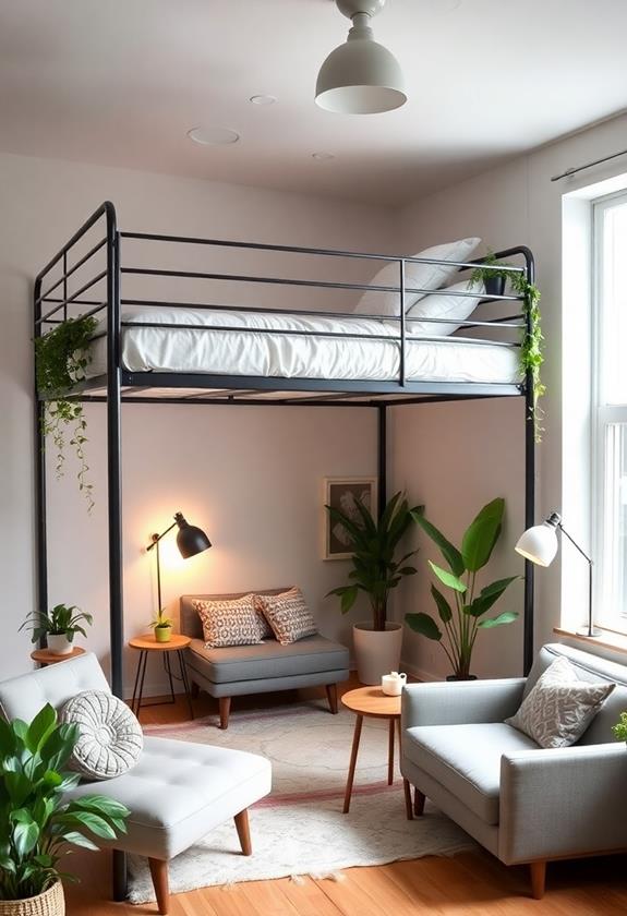 maximize space with loft