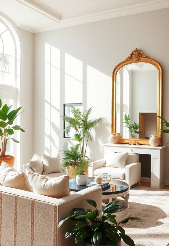 mirrors create illusionary space