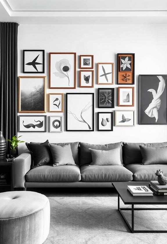 modern artistic picture displays