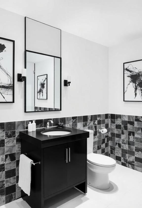 monochrome artistic expression