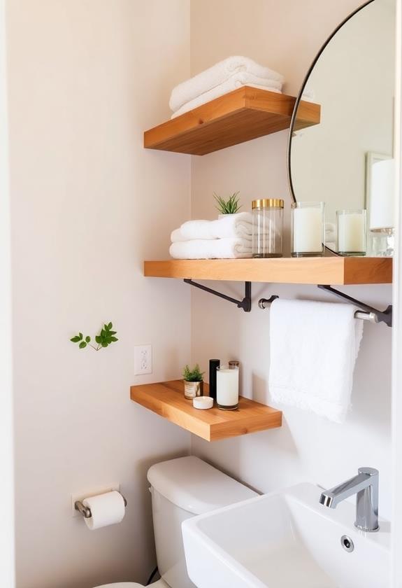 mounting decorative wall storage