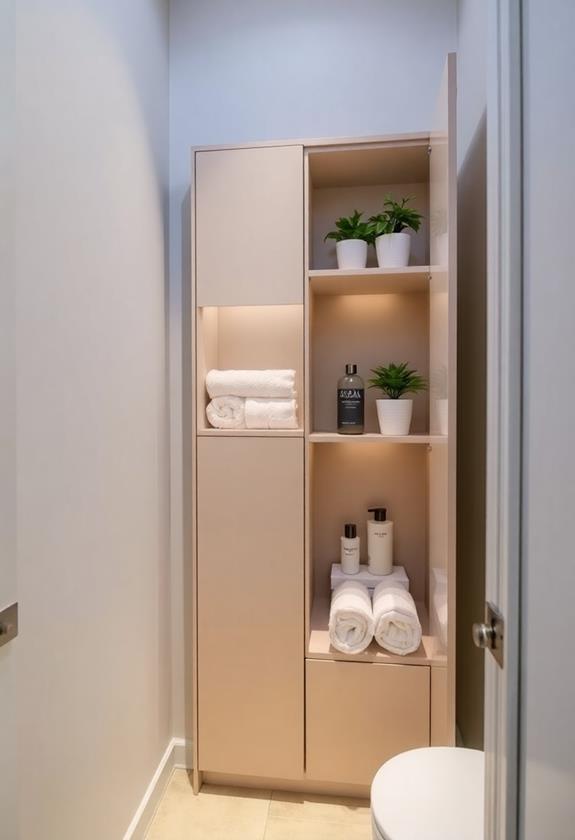narrow space storage solutions