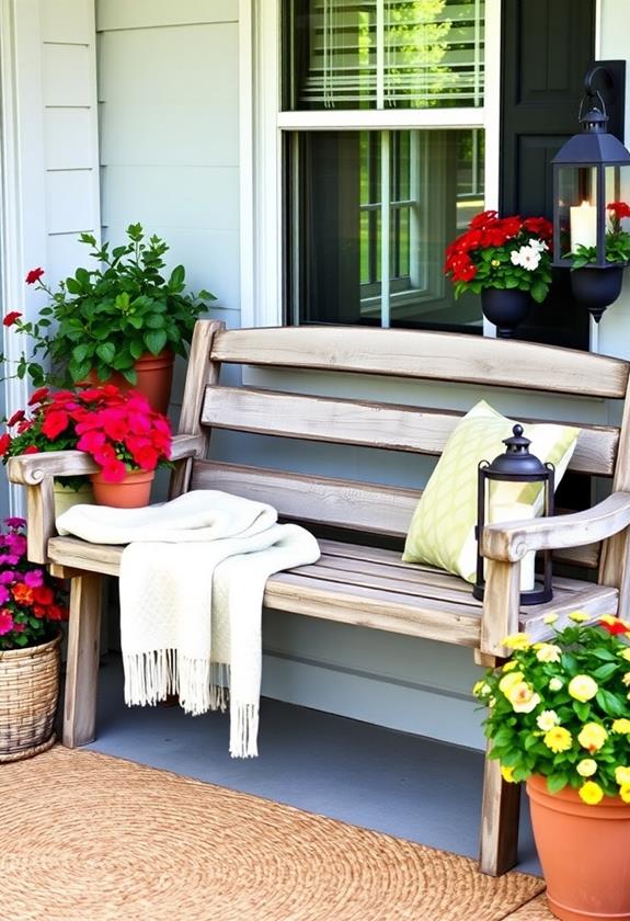 natural outdoor seating options