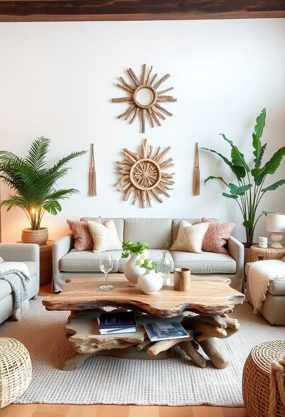 natural rustic home accents