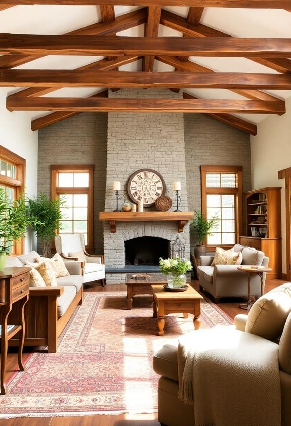 natural timber architectural features