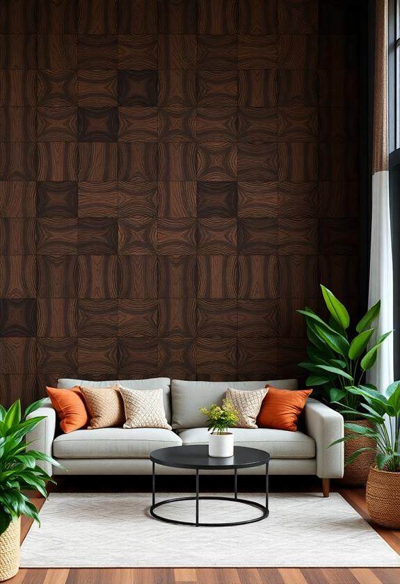 natural wood wall decor