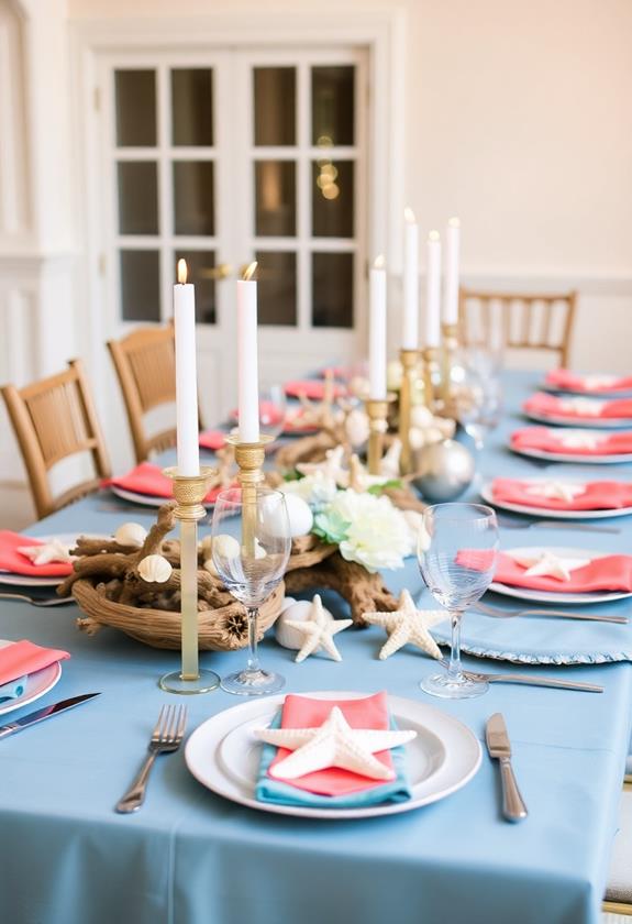 ocean inspired coastal atmosphere