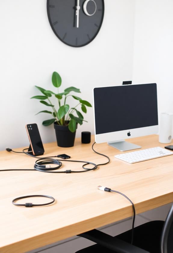 organize and secure cables