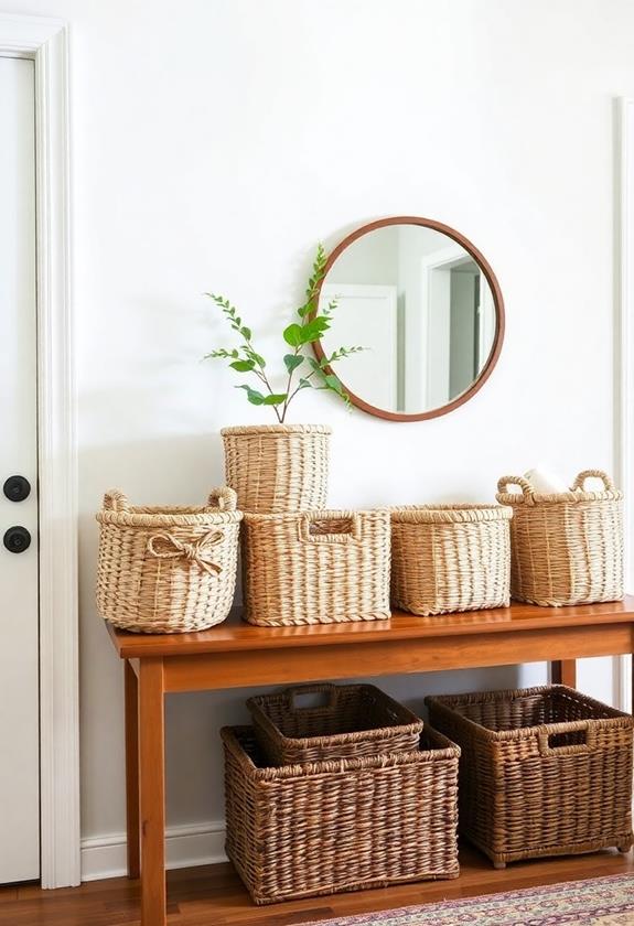 organize with baskets effectively