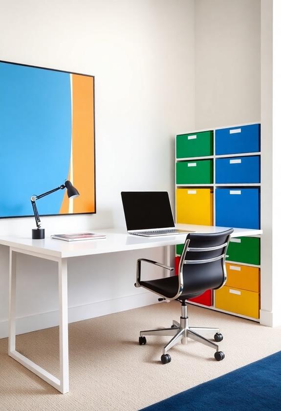 organized color coded files